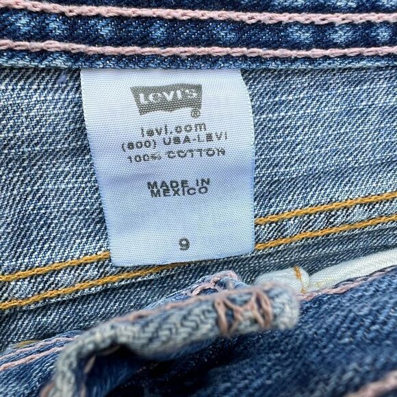 Levi’s Y2K Blue Denim Jean Maxi Skirt Size 9 - Picture 6 of 16